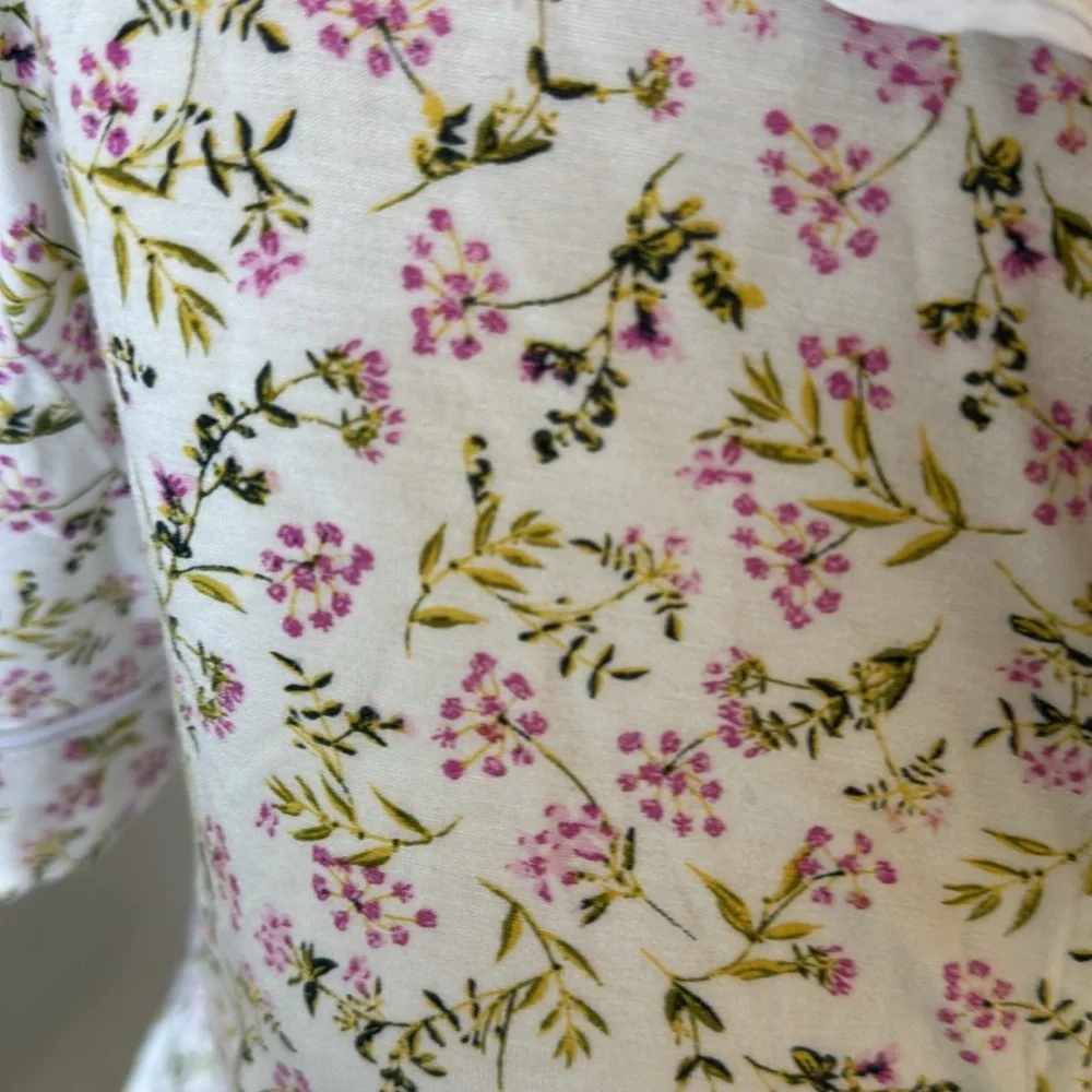 J.Crew S Eco Dreamiest short sleeve pj set meadow floral BF312